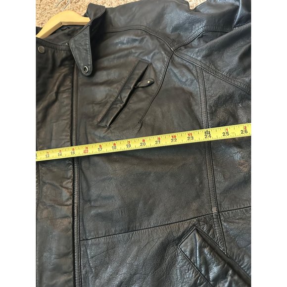 Vintage Wilson Leather Jacket Genuine Leather, Size XL - Picture 14 of 16